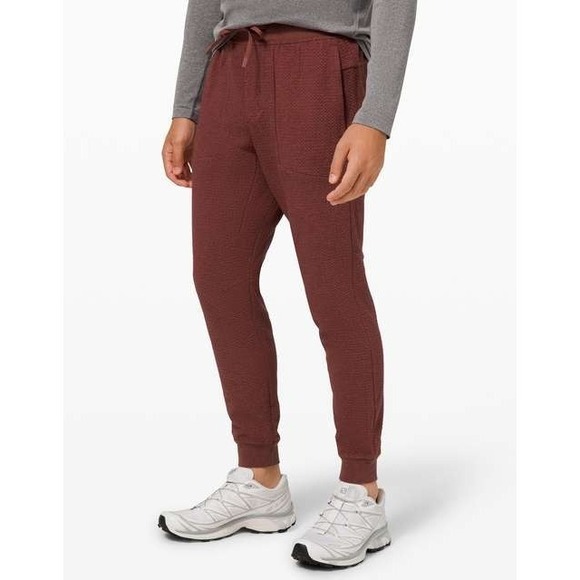 lululemon athletica Other - Lululemon At Ease Jogger 29" Inseam Heathered Savannah Red Men's Size Medium